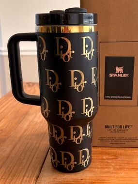 Stanley Dior Black and Gold, new, pristine, 40 oz